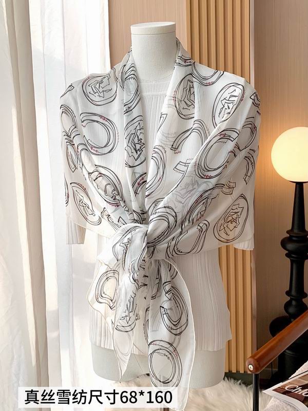 Other silk Scarf 68X180cm E (7)