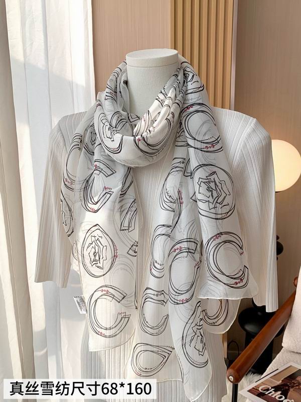 Other silk Scarf 68X180cm E (8)