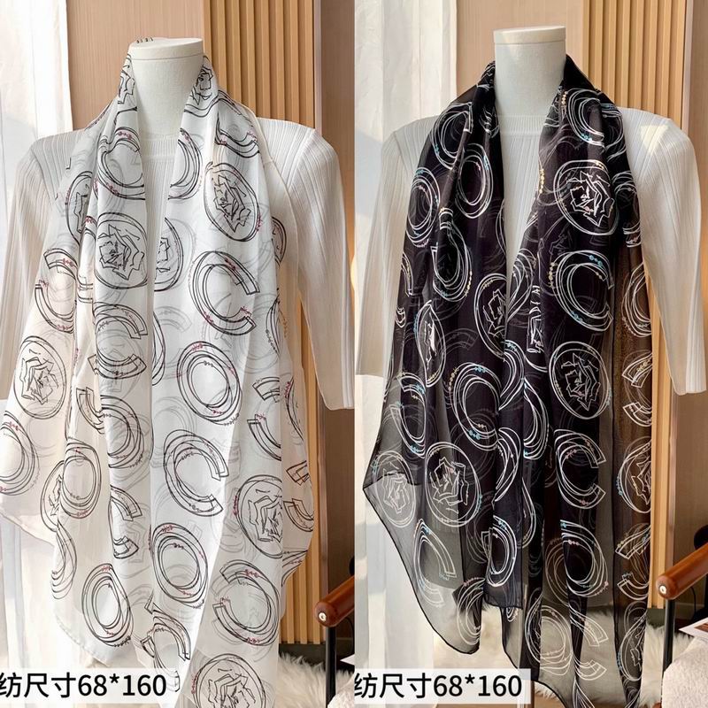 Other silk Scarf 68X180cm E (9)