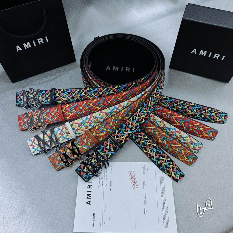 Amiri belt 38mmX90-125cm lb (17)