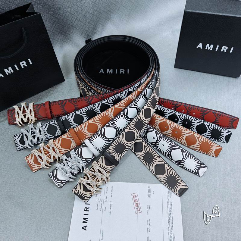 Amiri belt 38mmX90-125cm lb (17)