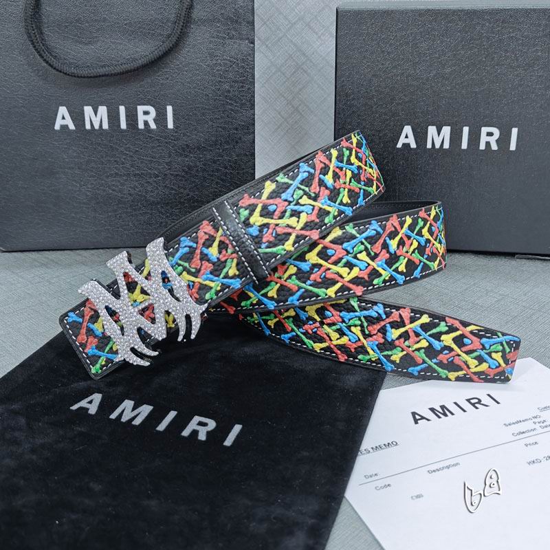 Amiri belt 38mmX90-125cm lb (20)