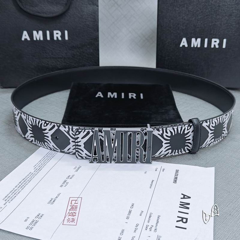 Amiri belt 38mmX90-125cm lb (21)