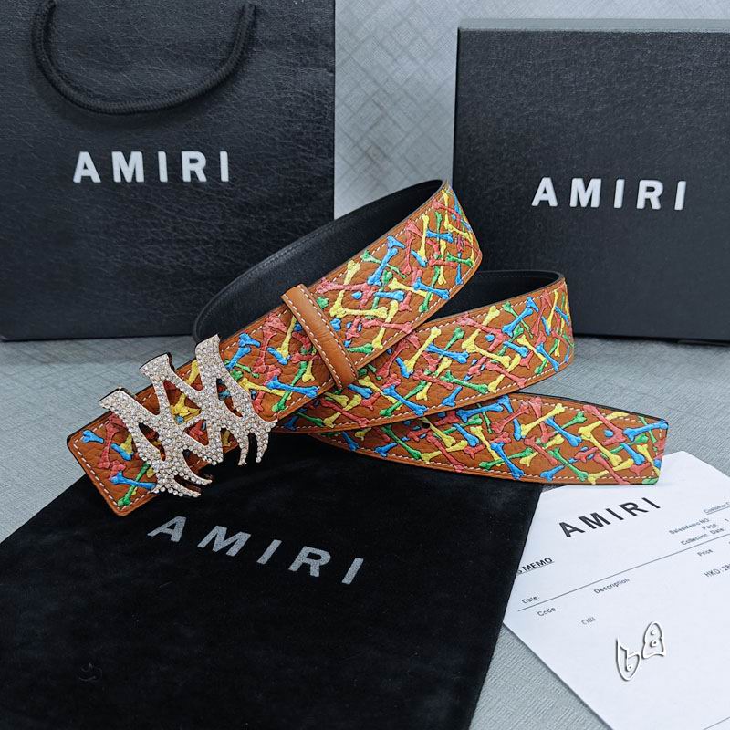 Amiri belt 38mmX90-125cm lb (23)