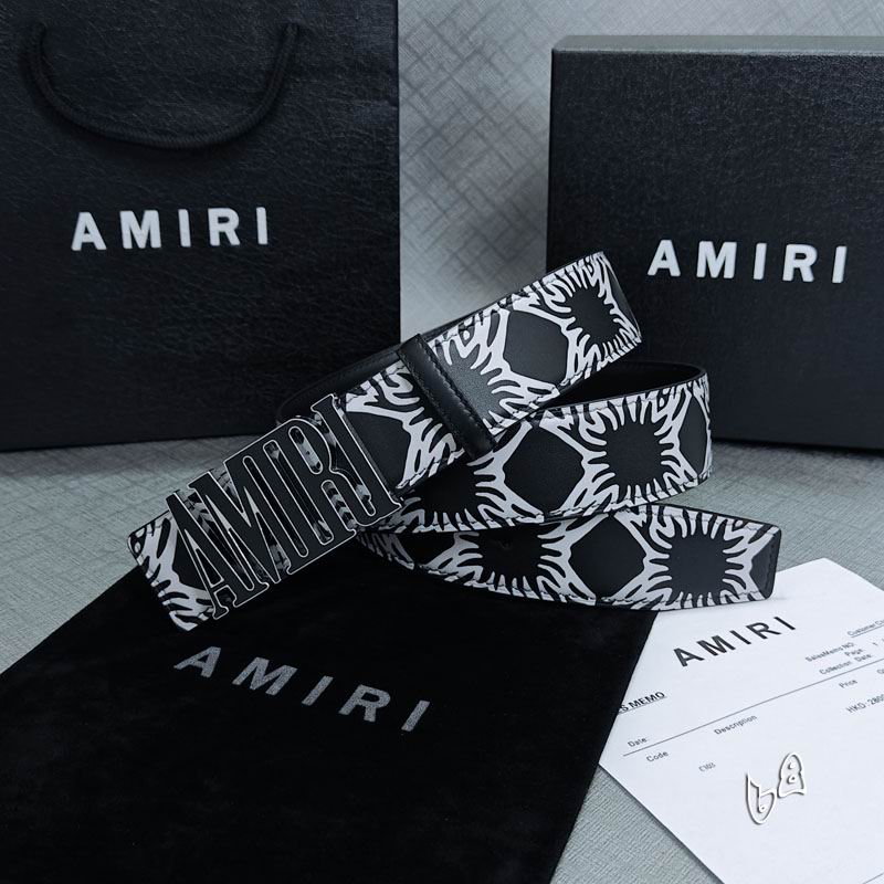 Amiri belt 38mmX90-125cm lb (23)