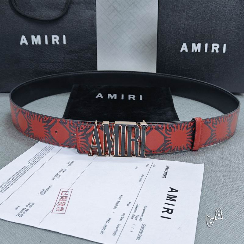 Amiri belt 38mmX90-125cm lb (24)