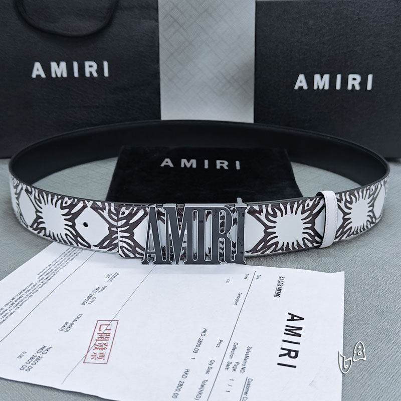 Amiri belt 38mmX90-125cm lb (27)