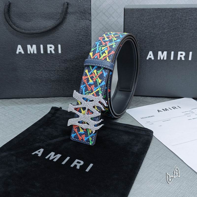Amiri belt 38mmX90-125cm lb (28)