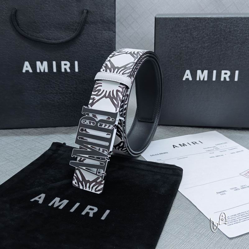 Amiri belt 38mmX90-125cm lb (28)