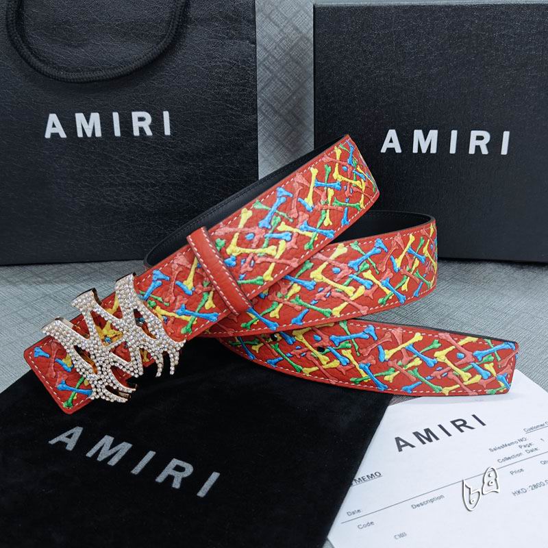Amiri belt 38mmX90-125cm lb (32)