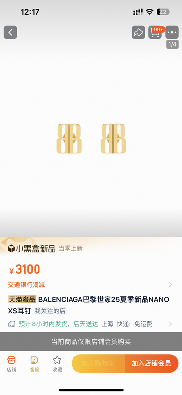 Balenciaga Earring 04yxh02 (5)