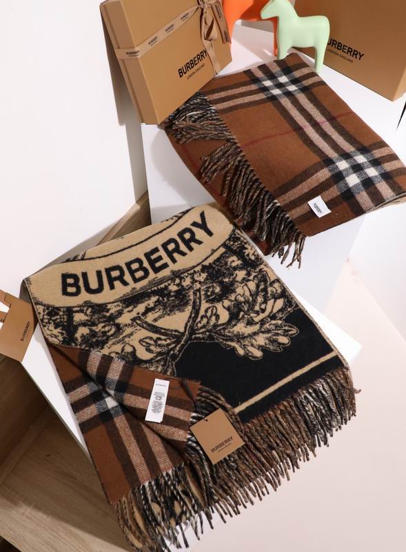 Burberry 210X50cm 100羊绒 E (1)