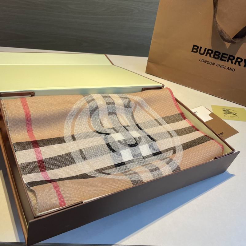 Burberry 70X200cm 100%羊绒 E (2)