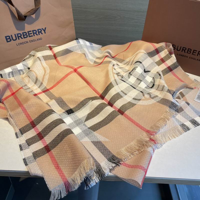 Burberry 70X200cm 100%羊绒 E (5)