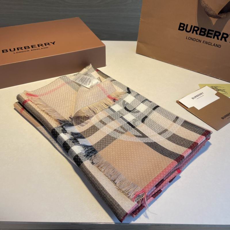 Burberry 70X200cm 100%羊绒 E (8)