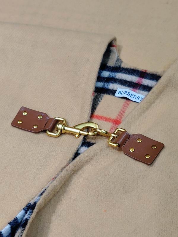 Burberry cloak 140X140cm 100羊毛 E (3)