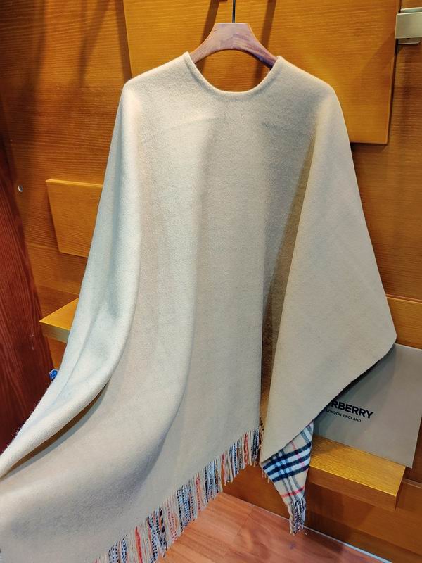 Burberry cloak 140X140cm 100羊毛 E (7)