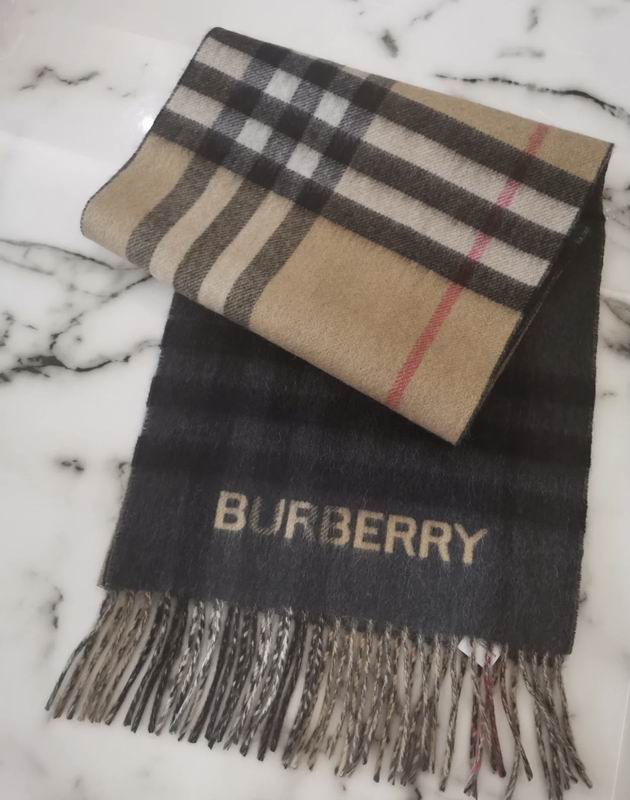 Burberry scarf 168X30cm 100%羊绒 E (2)