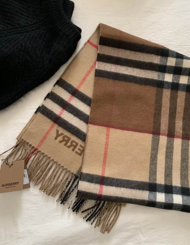 Burberry scarf 168X30cm 100%羊绒 E (3)