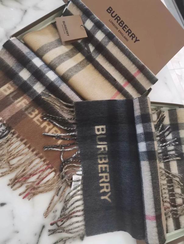 Burberry scarf 168X30cm 100%羊绒 E (4)
