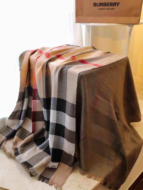 Burberry scarf 200X100cm 100羊绒 E (5)