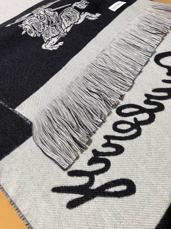 Burberry scarf 33X188cm 100羊毛 E (1)
