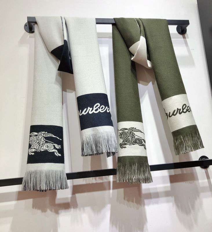 Burberry scarf 33X188cm 100羊毛 E (15)