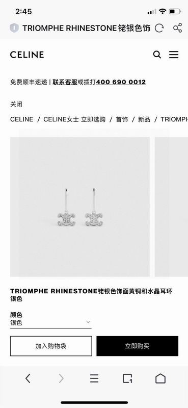 Celine Earring 06yxh35 (3)