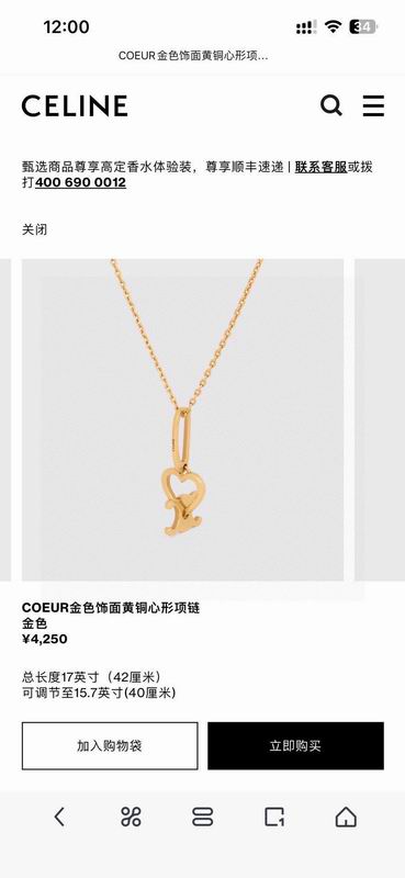Celine Necklace 04yxh22 (5)