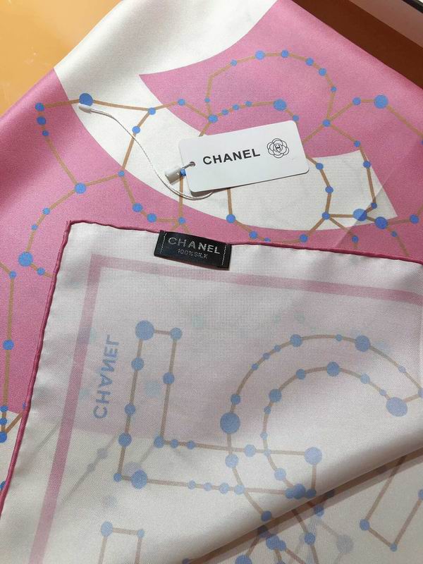 Chanel  silk scarf 90X90cm E (31)