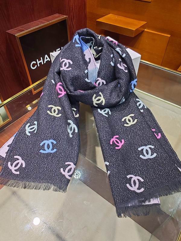 Chanel scarf 180X70cm E (16)
