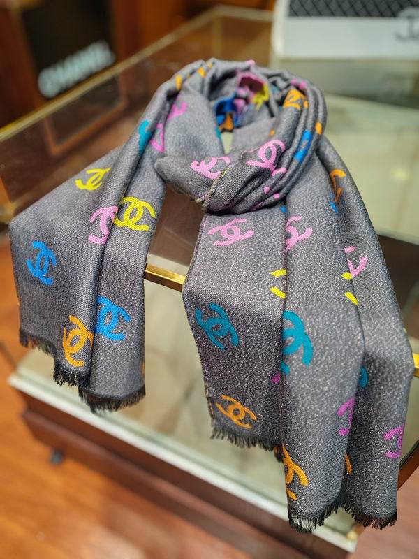 Chanel scarf 180X70cm E (7)