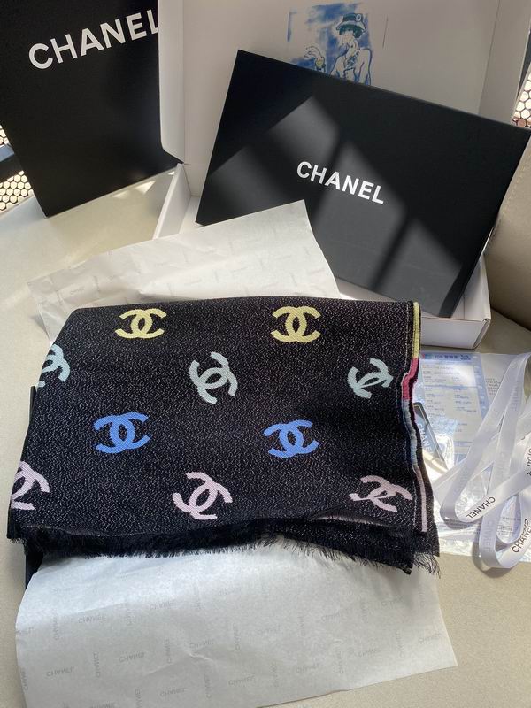 Chanel scarf 187X69cm E (1)