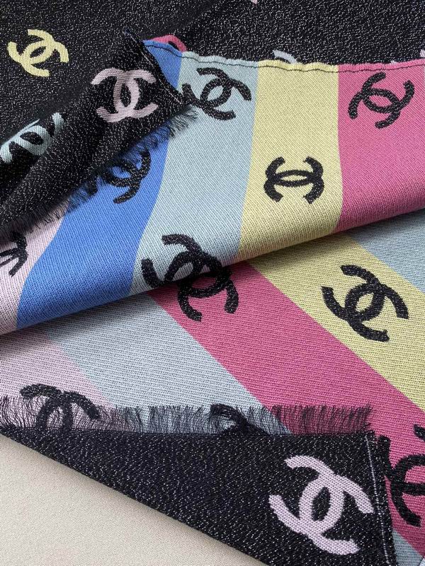Chanel scarf 187X69cm E (10)