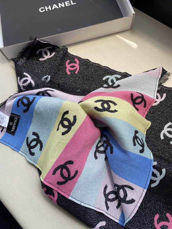 Chanel scarf 187X69cm E (11)