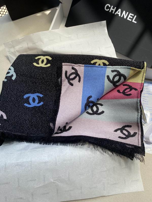 Chanel scarf 187X69cm E (2)