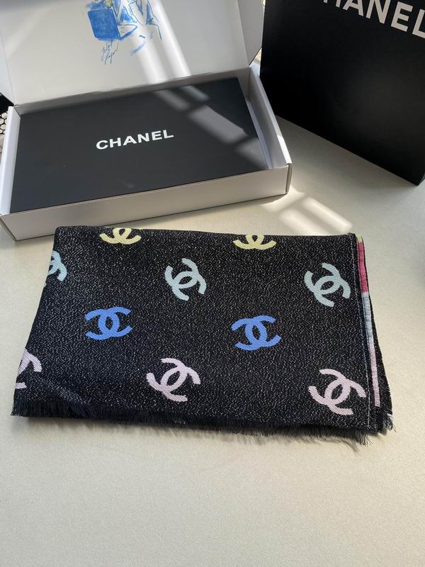 Chanel scarf 187X69cm E (3)