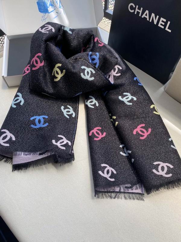 Chanel scarf 187X69cm E (5)