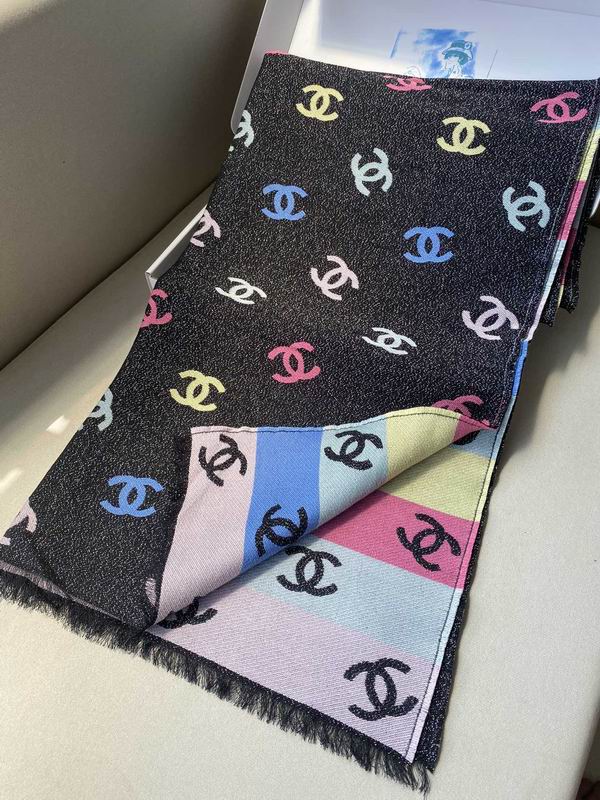 Chanel scarf 187X69cm E (6)
