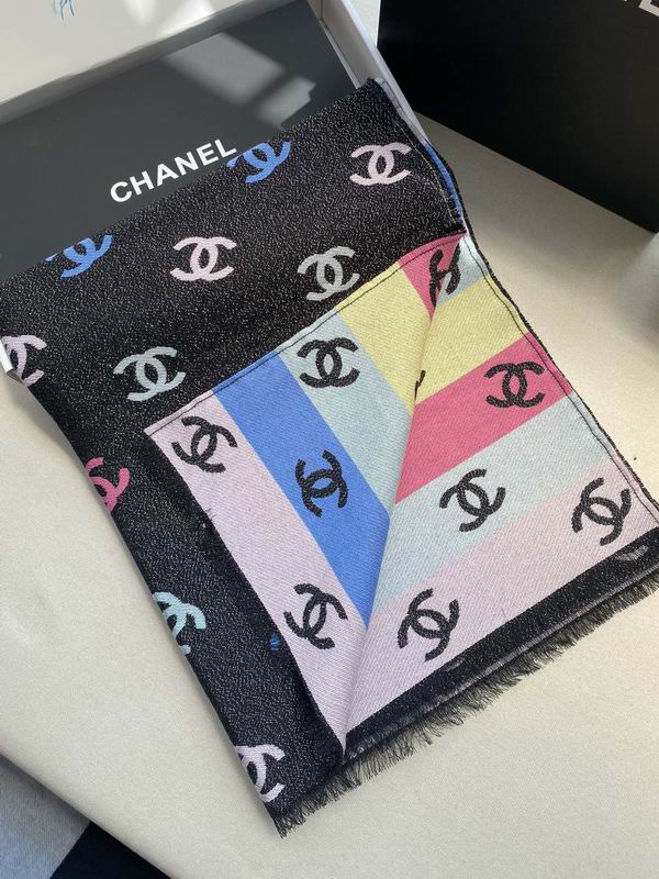 Chanel scarf 187X69cm E (7)