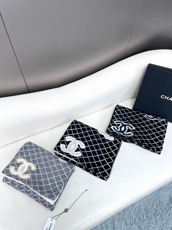 Chanel scarf 30X185cm E (1)