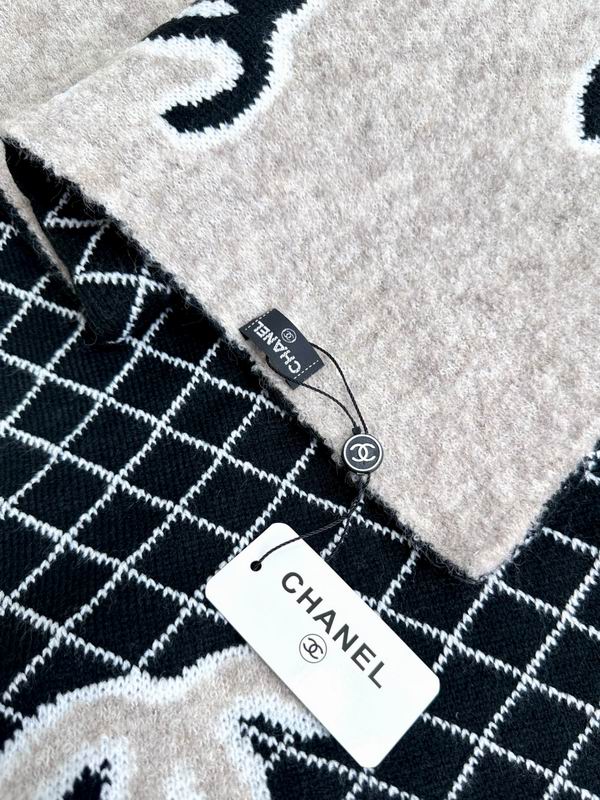Chanel scarf 30X185cm E (9)
