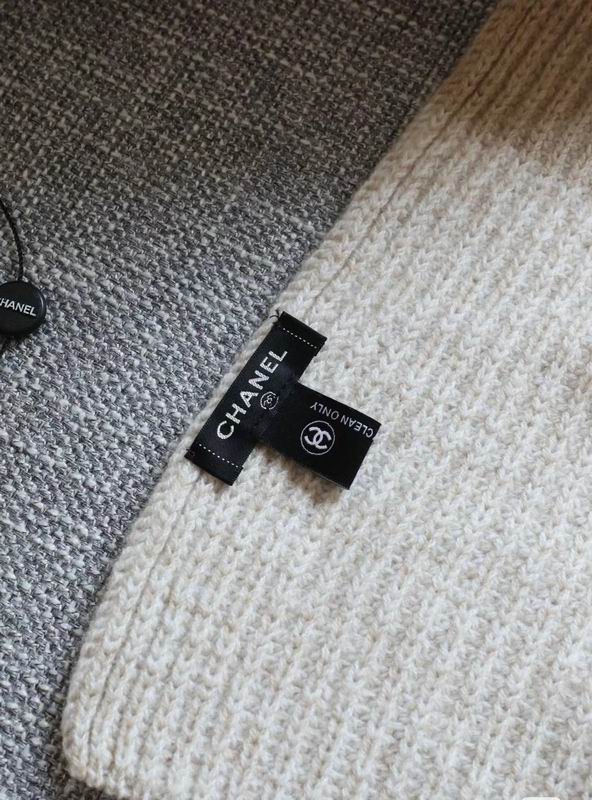 Chanel scarf 33X170cm 100%羊绒 E (5)