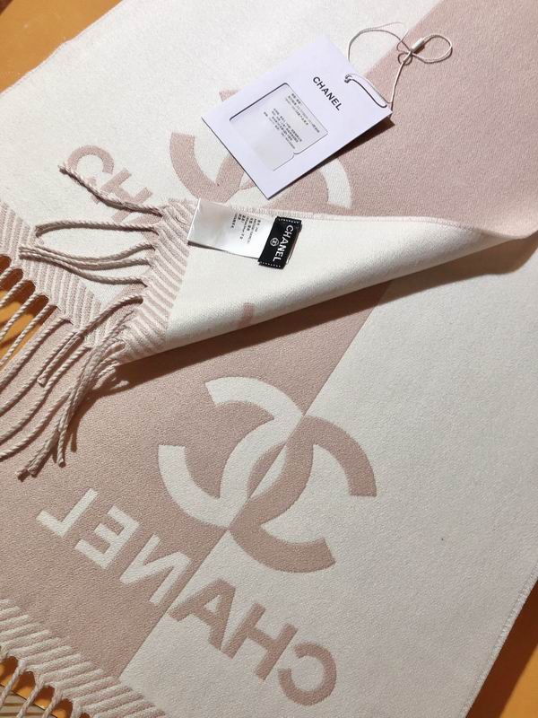 Chanel scarf 34X184cm 100%绵羊毛 E (14)