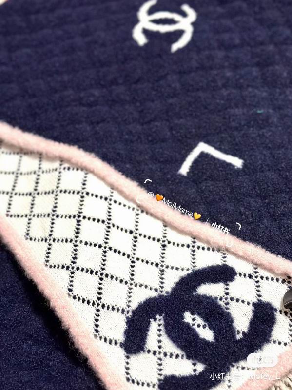 Chanel scarf 35X180cm 100%羊绒 E (3)