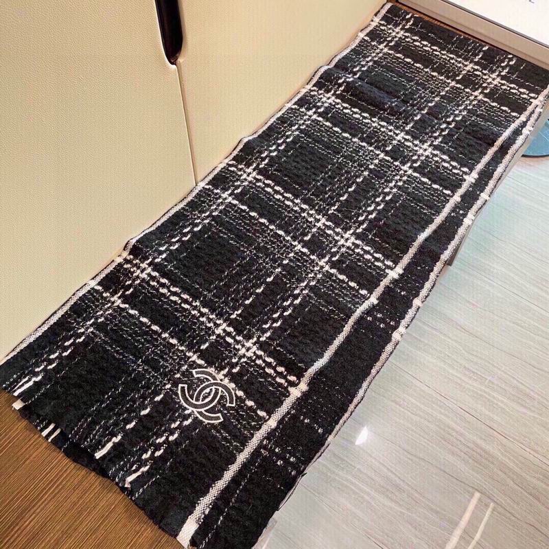 Chanel scarf 35X200cm 100%山羊绒 E (13)