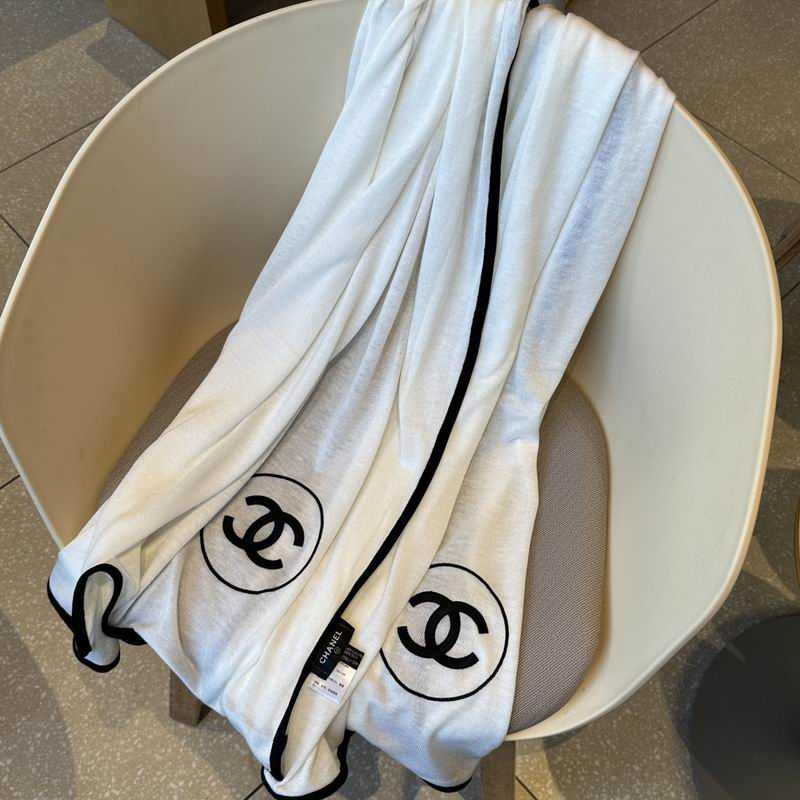 Chanel scarf 70%羊绒 30%真丝 E (13)