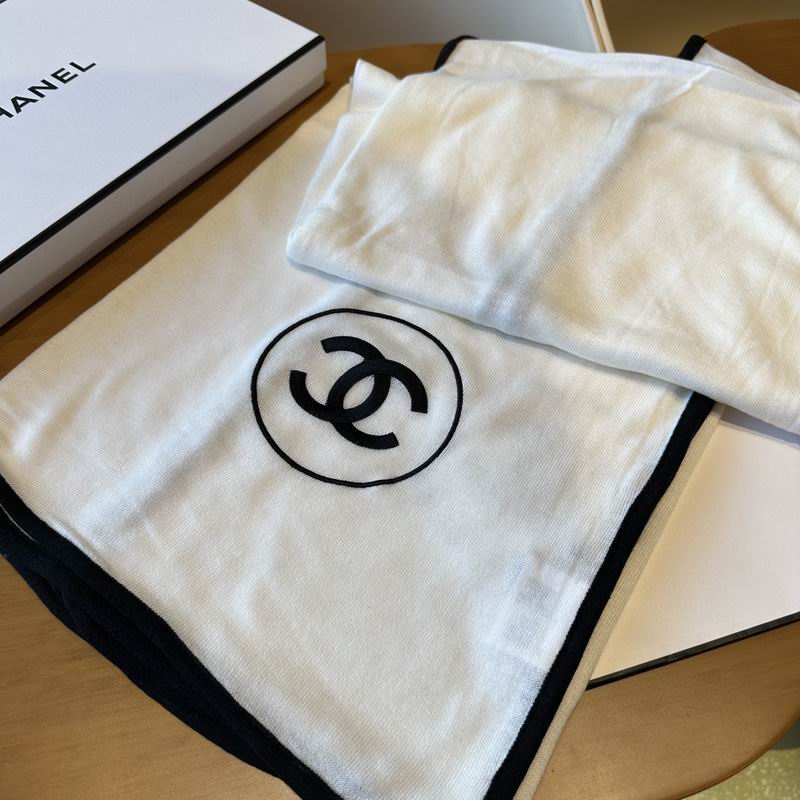 Chanel scarf 70%羊绒 30%真丝 E (17)