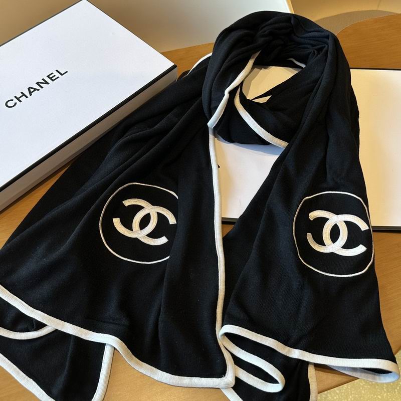 Chanel scarf 70%羊绒 30%真丝 E (5)
