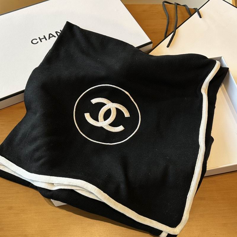 Chanel scarf 70%羊绒 30%真丝 E (8)